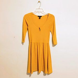 Yellow A-Line Dress